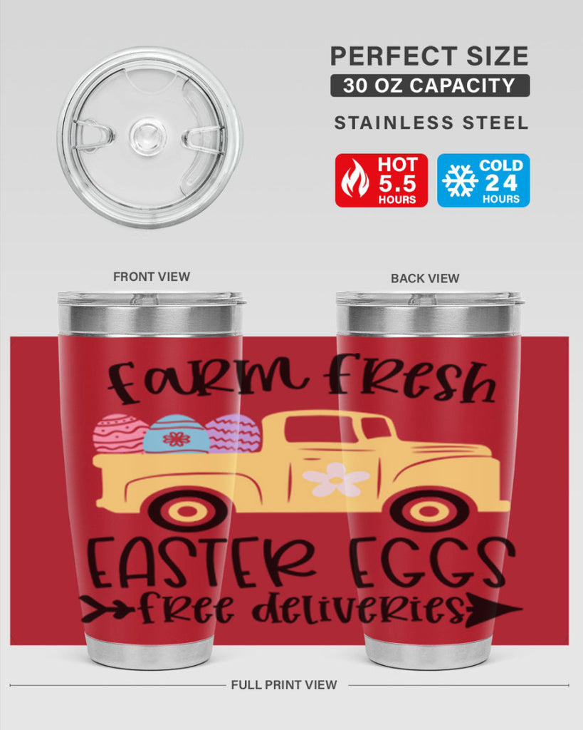 farm fresh easter eggs 46#- easter- Tumbler