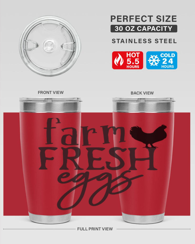 farm fresh eggs 102#- kitchen- Tumbler