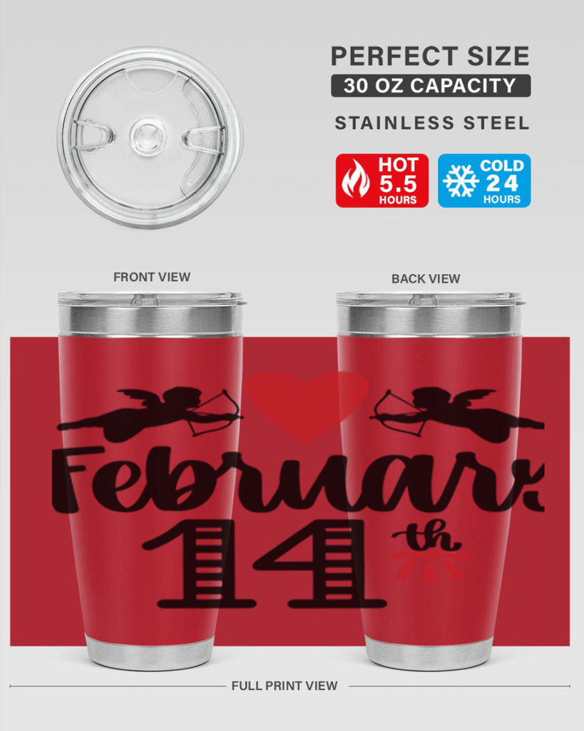 february th 28#- valentines day- Tumbler