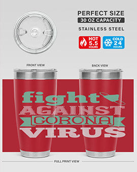 fight against corona virus Style 40#- corona virus- Cotton Tank