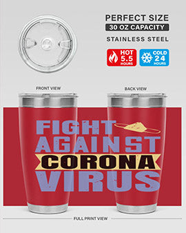 fight against corona virus Style 42#- corona virus- Cotton Tank