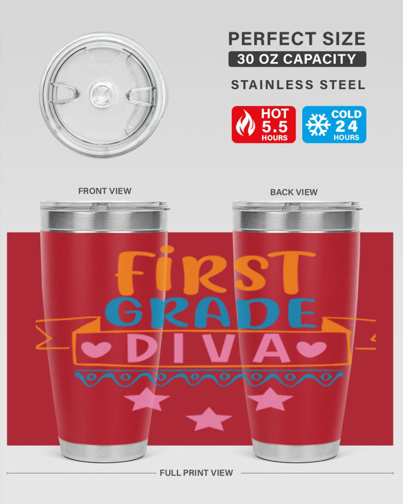 first grade diva 23#- 1st grade- Tumbler