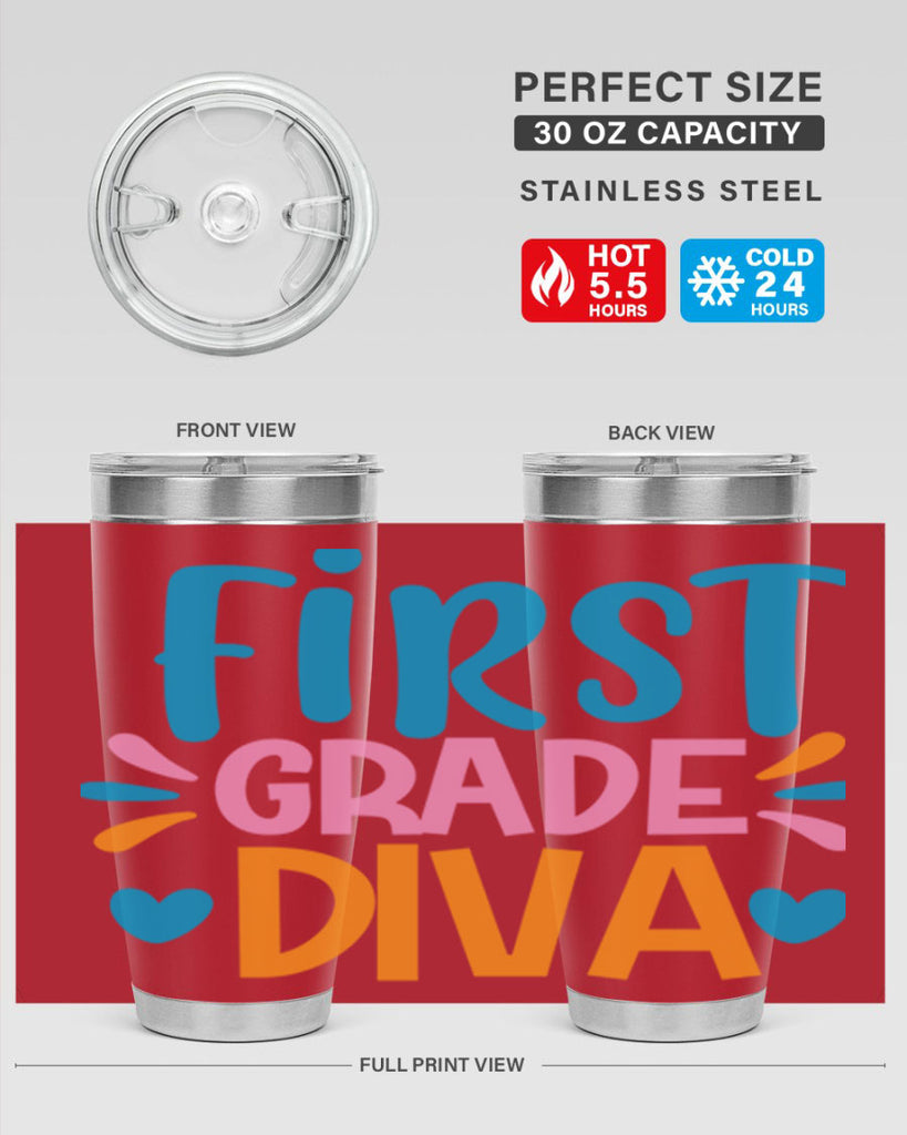 first grade divaaa 21#- 1st grade- Tumbler