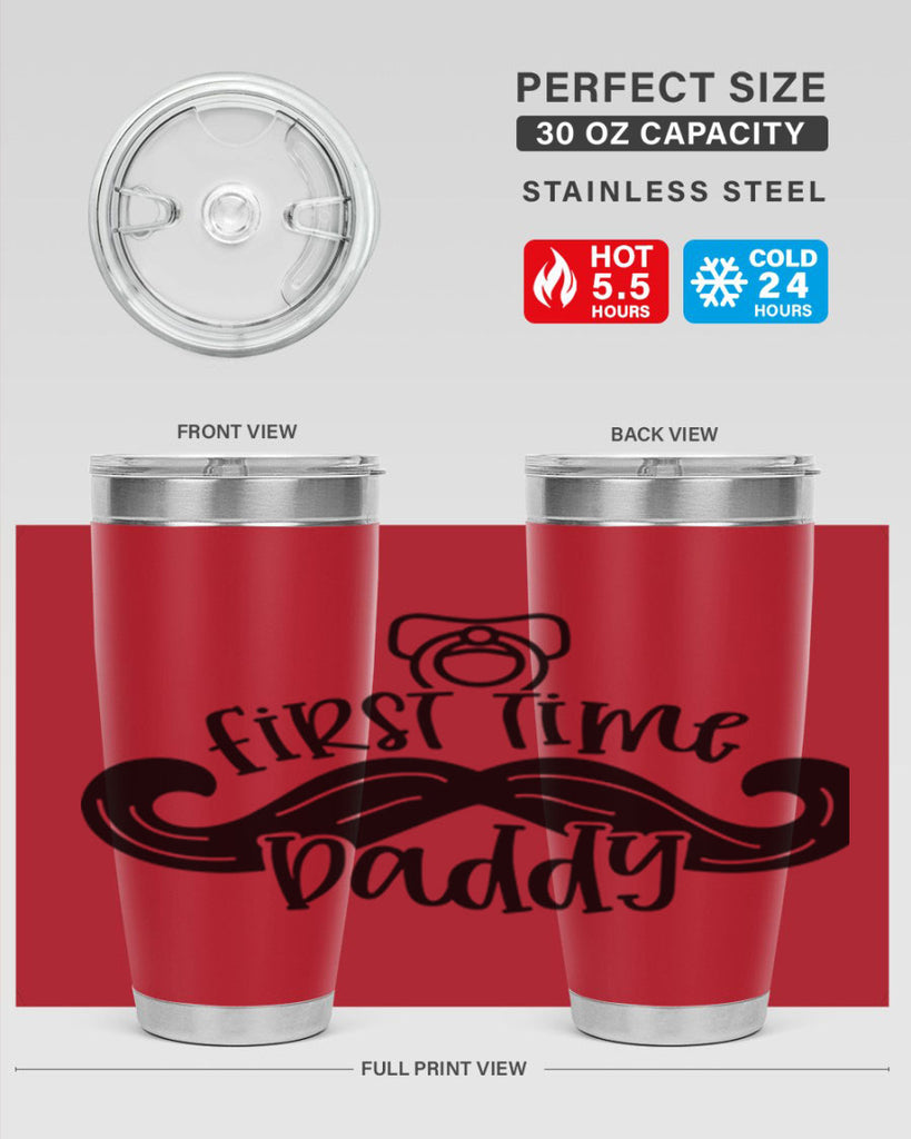 first time daddy 51#- fathers day- Tumbler