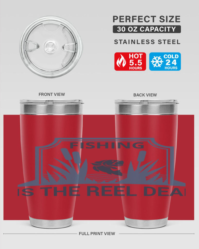 fishing is the real deal 138#- fishing- Tumbler