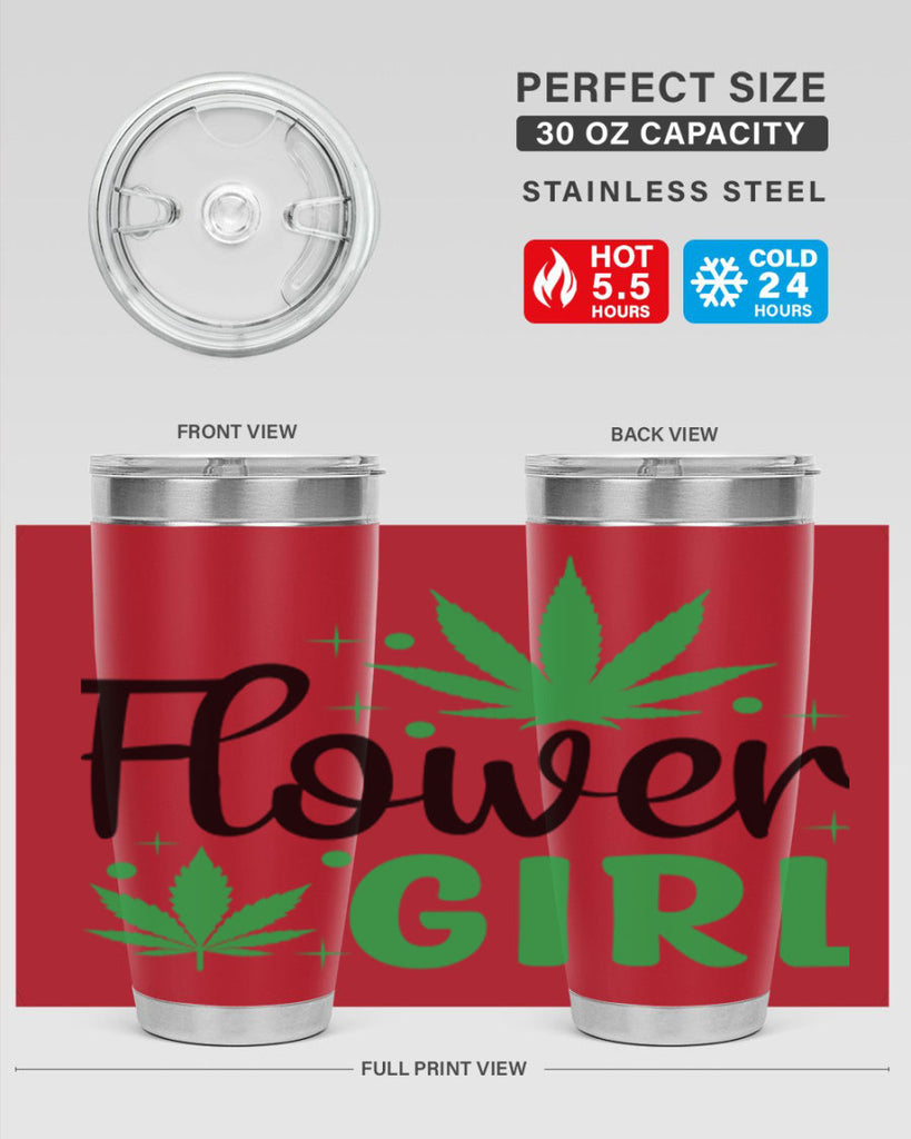 flower girl 83#- marijuana- Tumbler