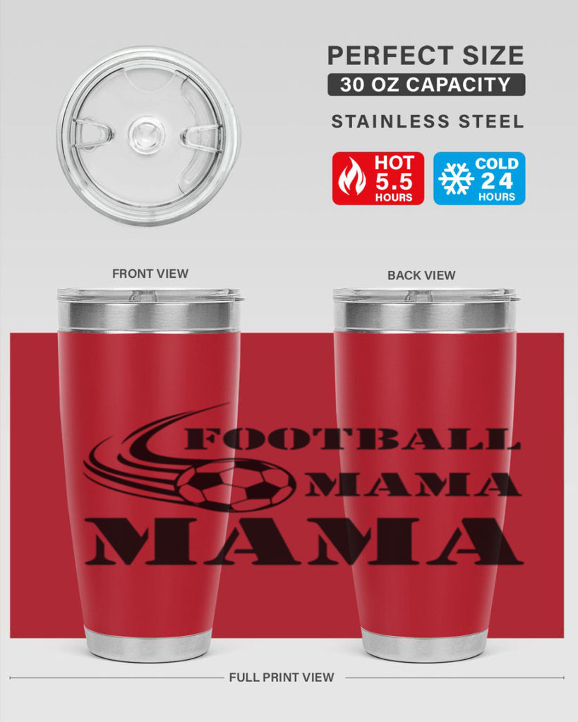 football mama 179#- mom- Tumbler