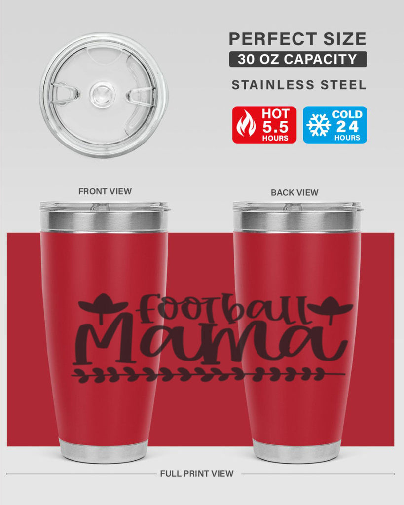 football mama 409#- mom- Tumbler