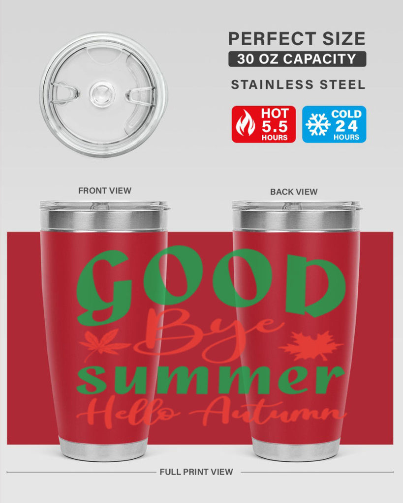 goodbye summer hello autumn 212#- fall- Tumbler