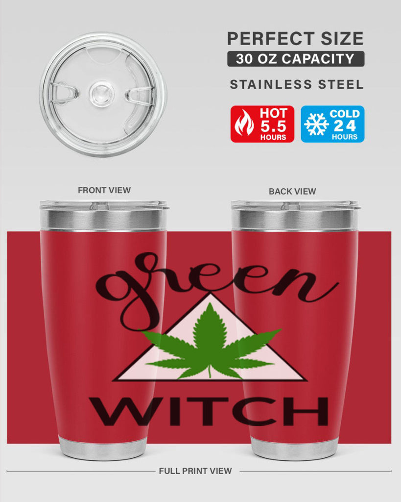 green cannabis with 98#- marijuana- Tumbler