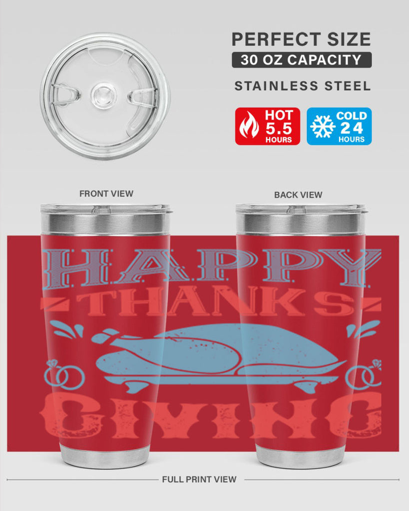 happy thanks giving 36#- thanksgiving- Tumbler