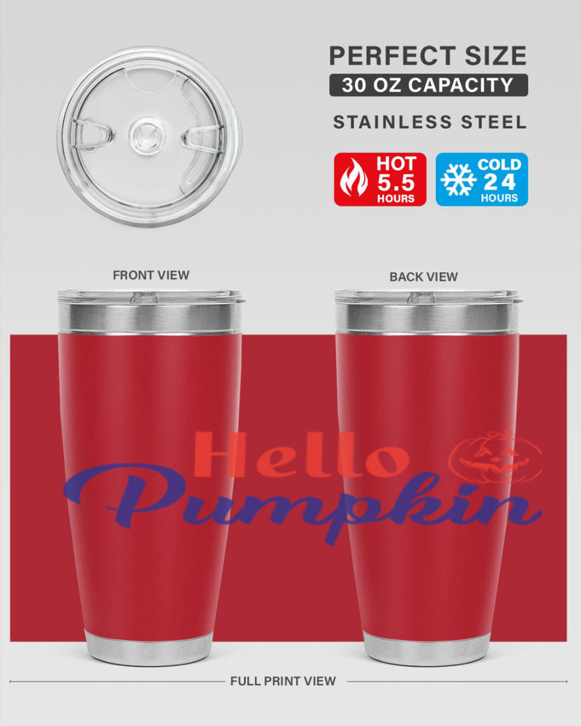 hello pumpkin 288#- fall- Tumbler