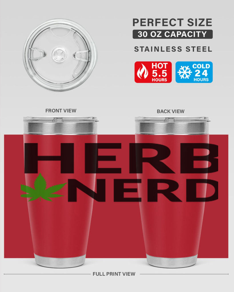 herb nerd 108#- marijuana- Tumbler