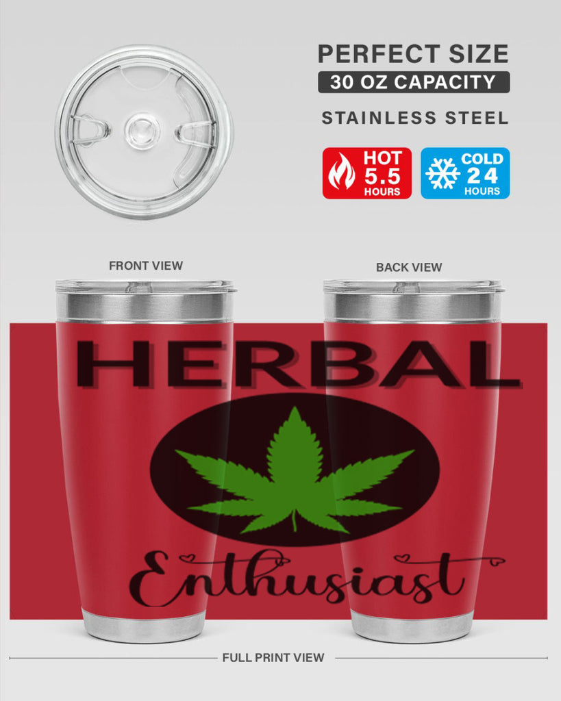 herbal enthusiast 109#- marijuana- Tumbler