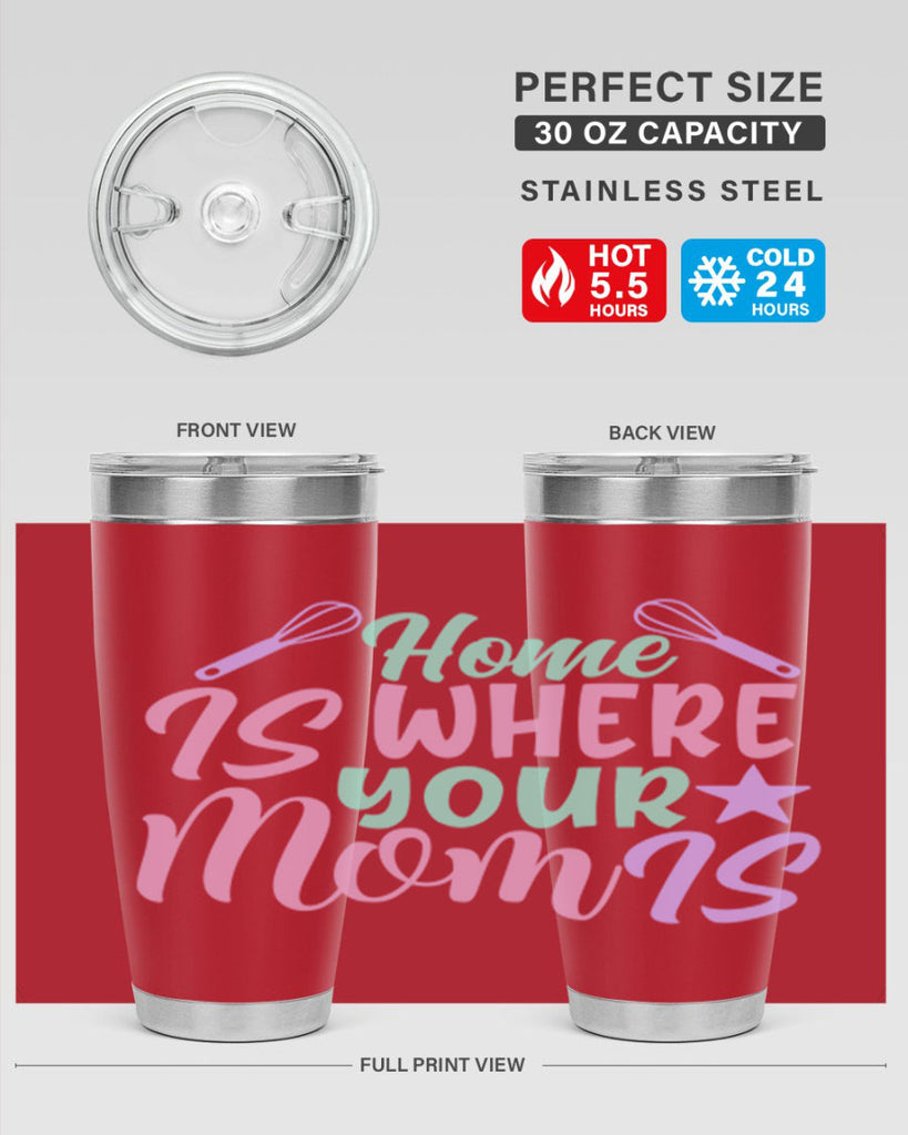 home is where your mom is 37#- home- Tumbler