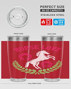 horse love Style 50#- horse- Tumbler