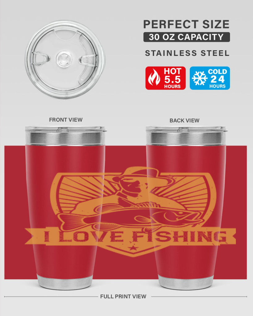 i love fishing 254#- fishing- Tumbler