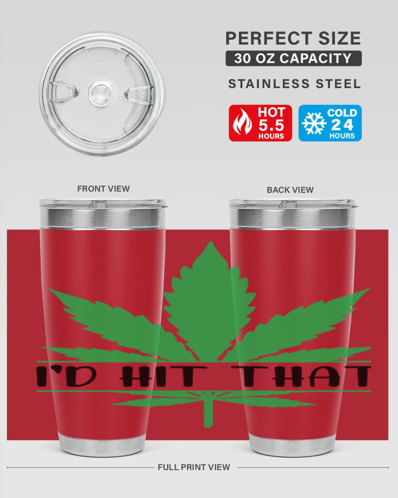 id hit that weed 143#- marijuana- Tumbler