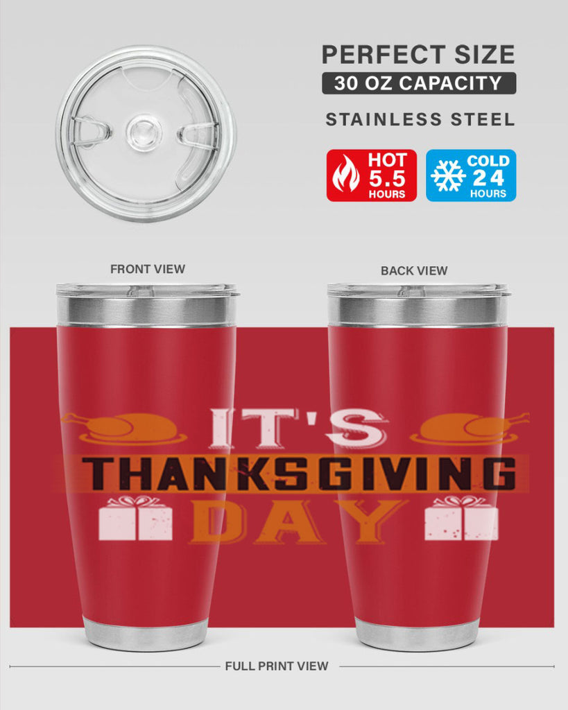 its thanksgiving day 26#- thanksgiving- Tumbler