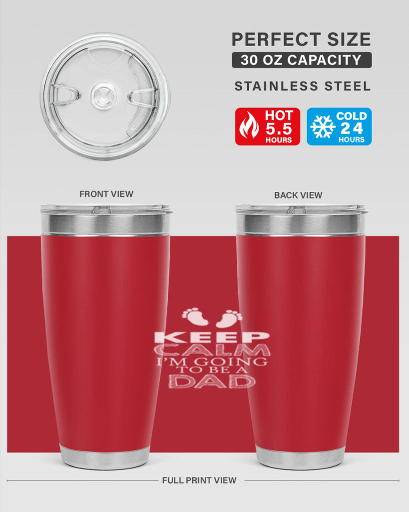 keep clam i am going to be a dad 2#- dad- Tumbler