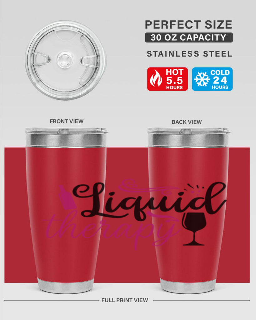 liquid therapy 185#- wine- Tumbler