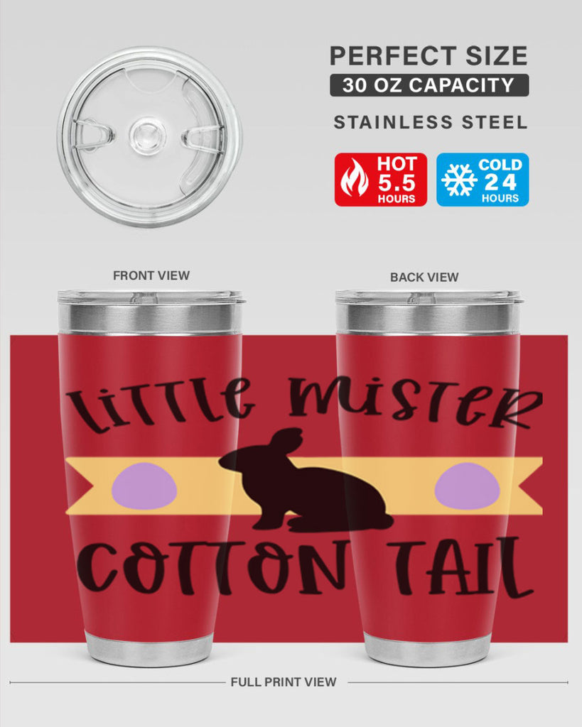 little mister cotton tail 16#- easter- Tumbler