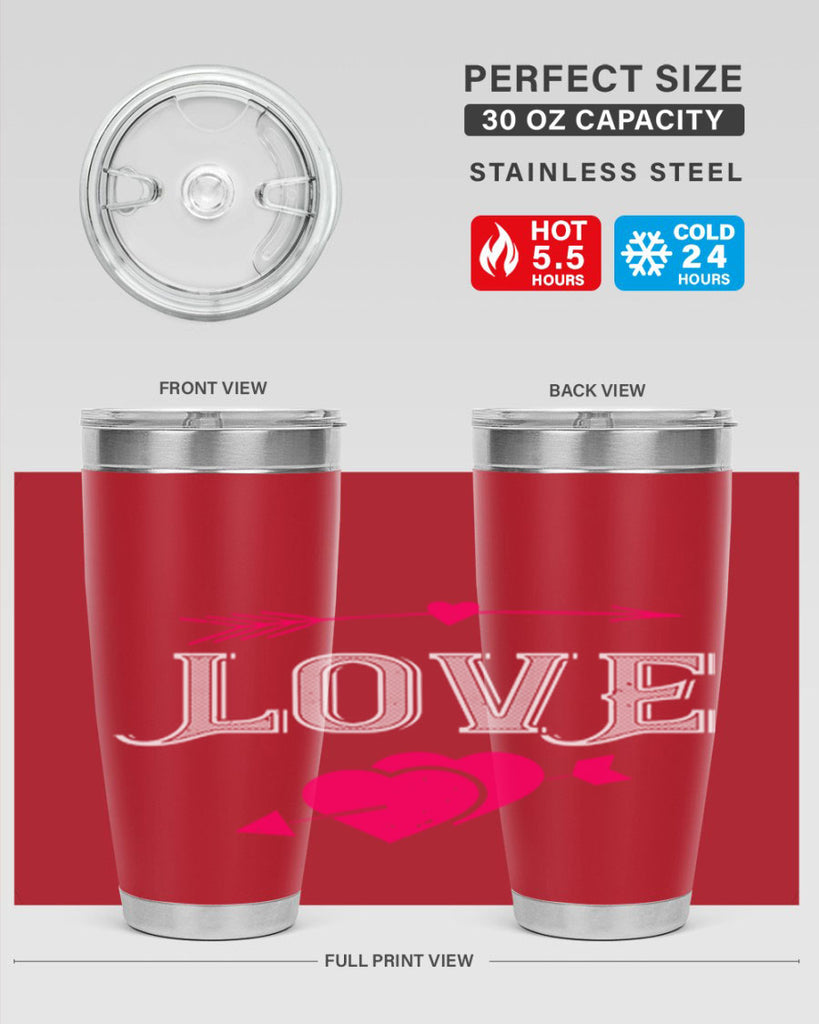 love 41#- valentines day- Tumbler