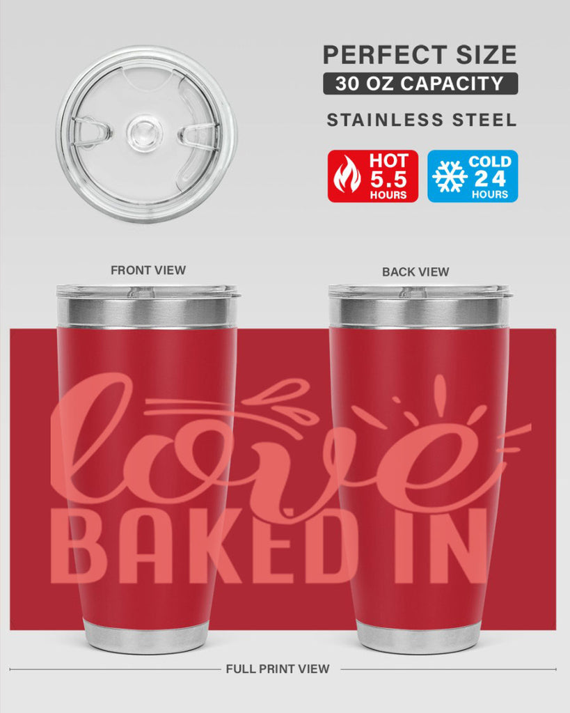 love baked in 13#- kitchen- Tumbler