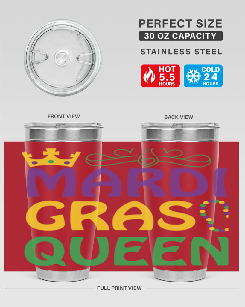 mardi gras queen 8#- mardi gras- Tumbler