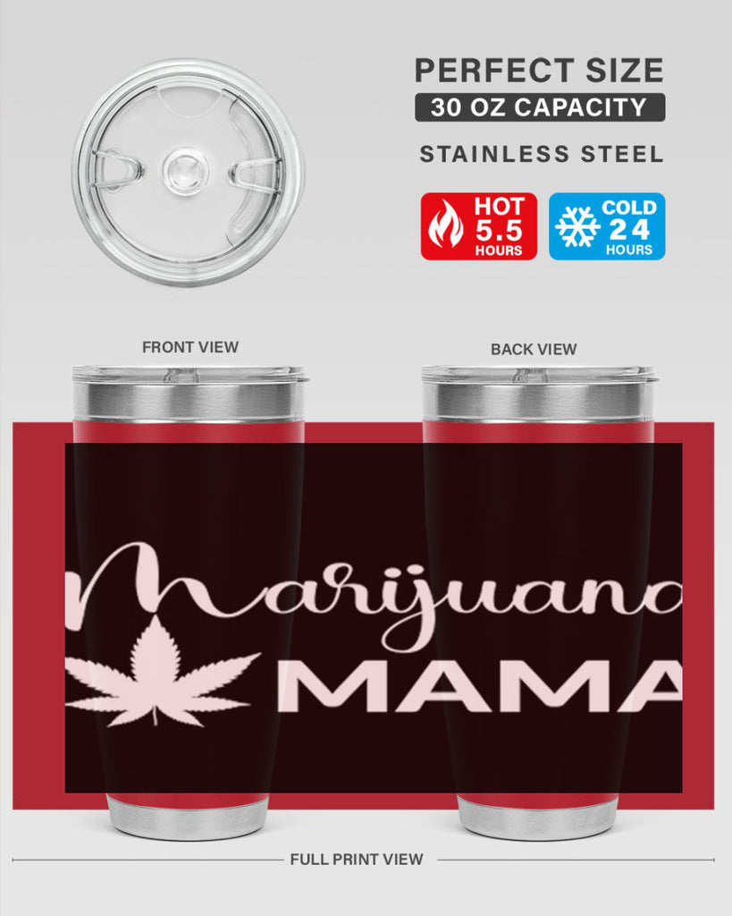 marijuana mama 202#- marijuana- Tumbler