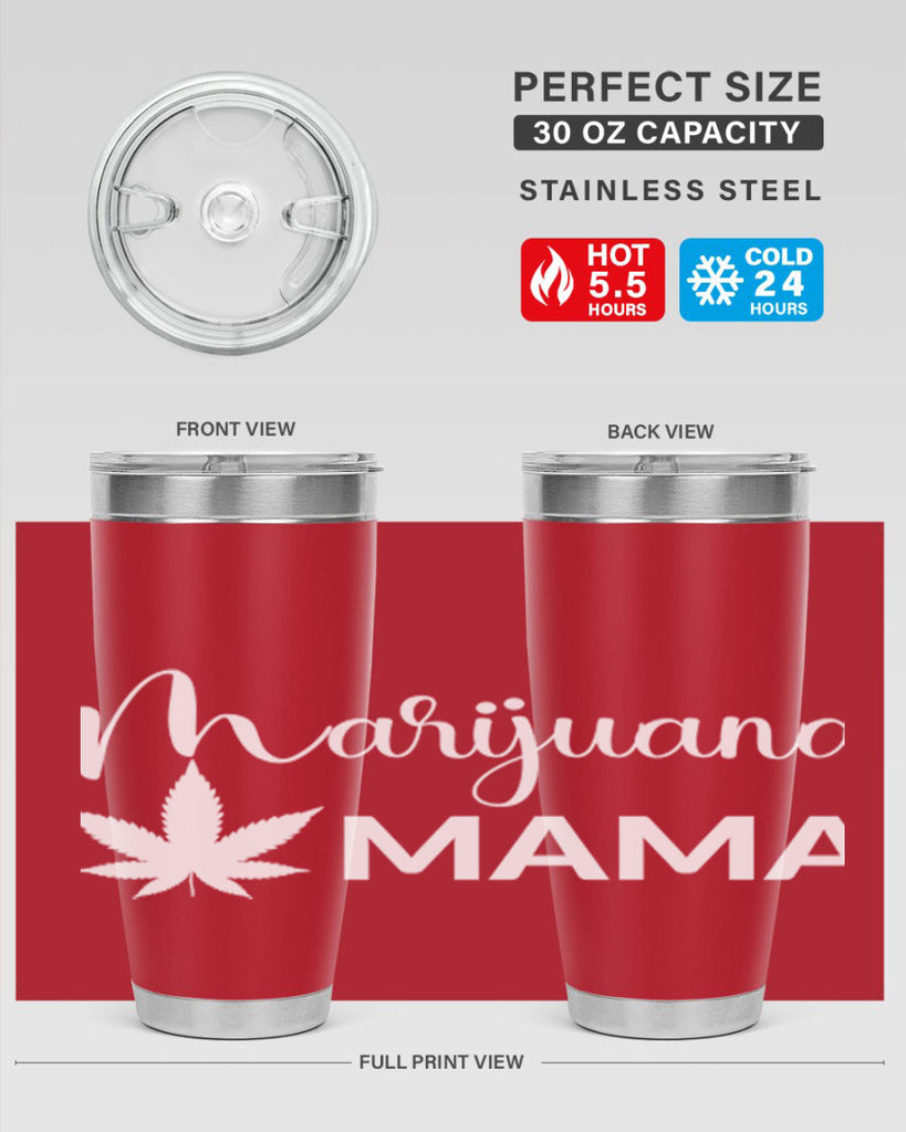 marijuana mama 203#- marijuana- Tumbler