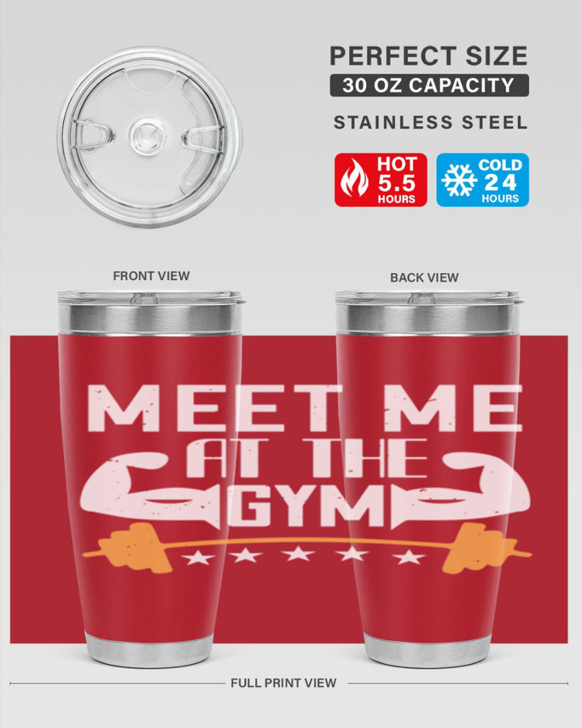 meet me at the gym 83#- gym- Tumbler