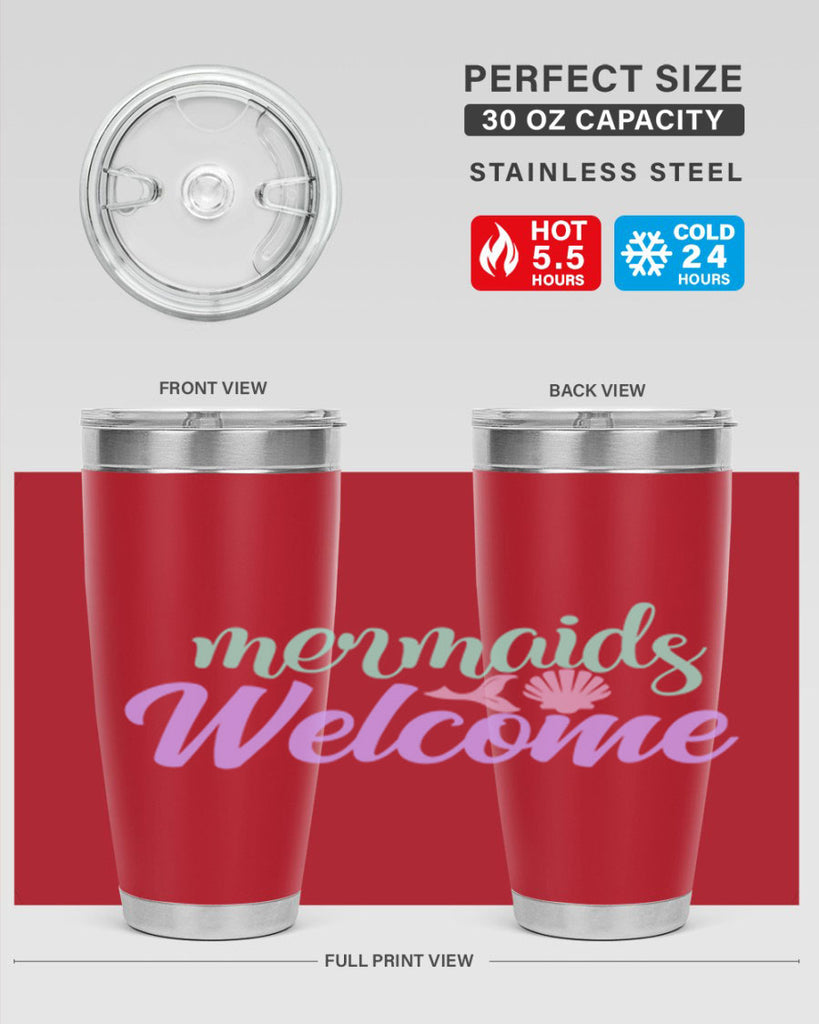 mermaids welcome 6#- mermaid- Tumbler