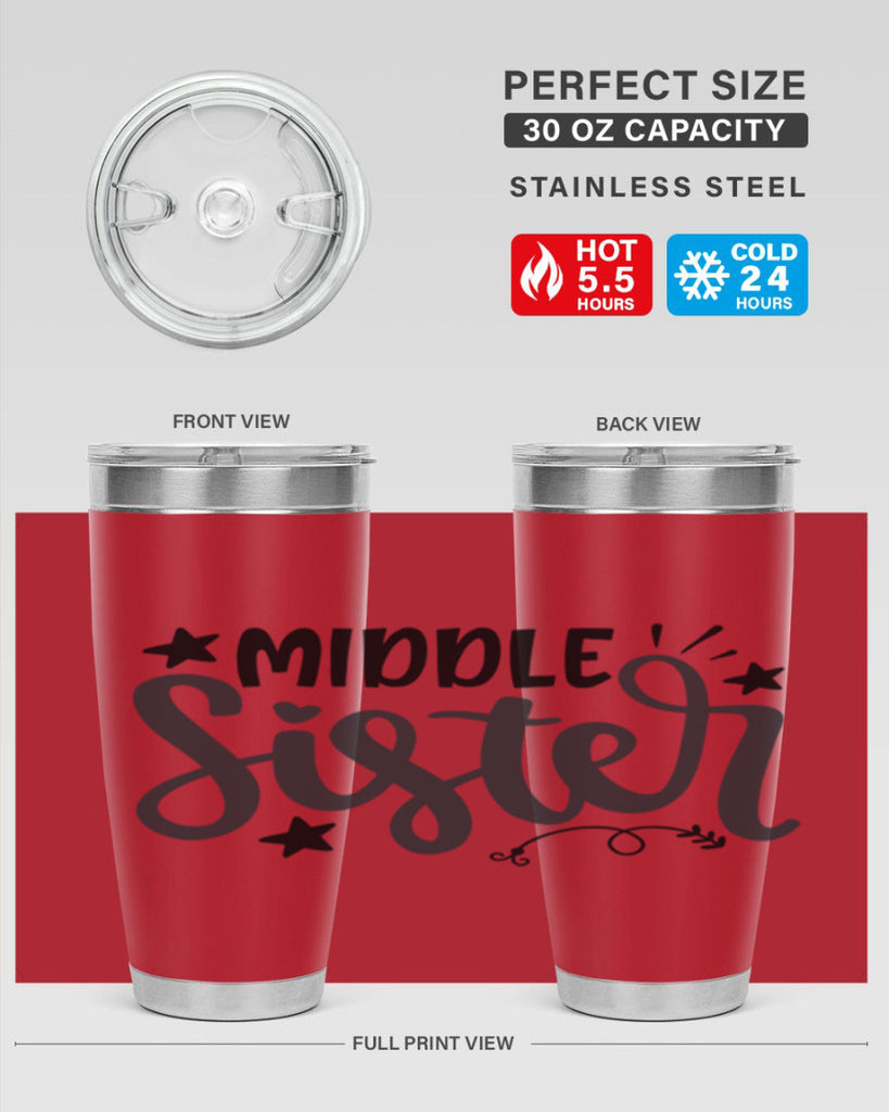 middle sister 60#- sister- Tumbler