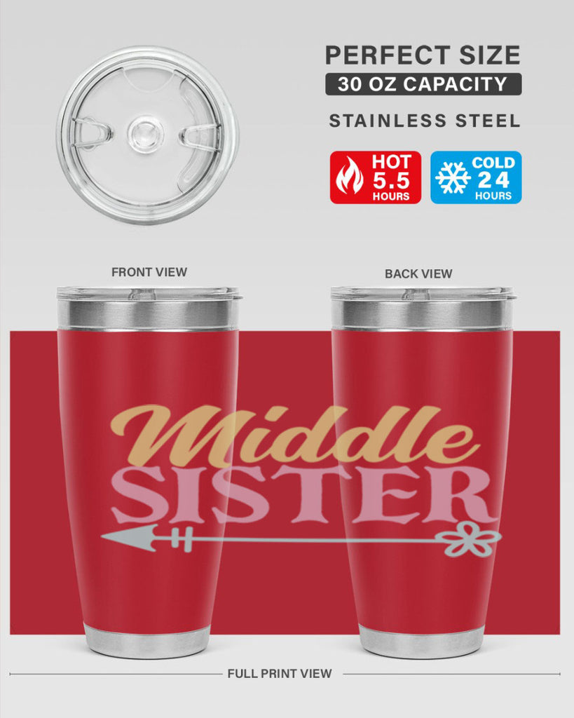 middle sister 61#- sister- Tumbler