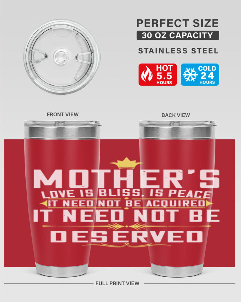 mother’s love is bliss is peace it need not be acquired 94#- mom- Tumbler