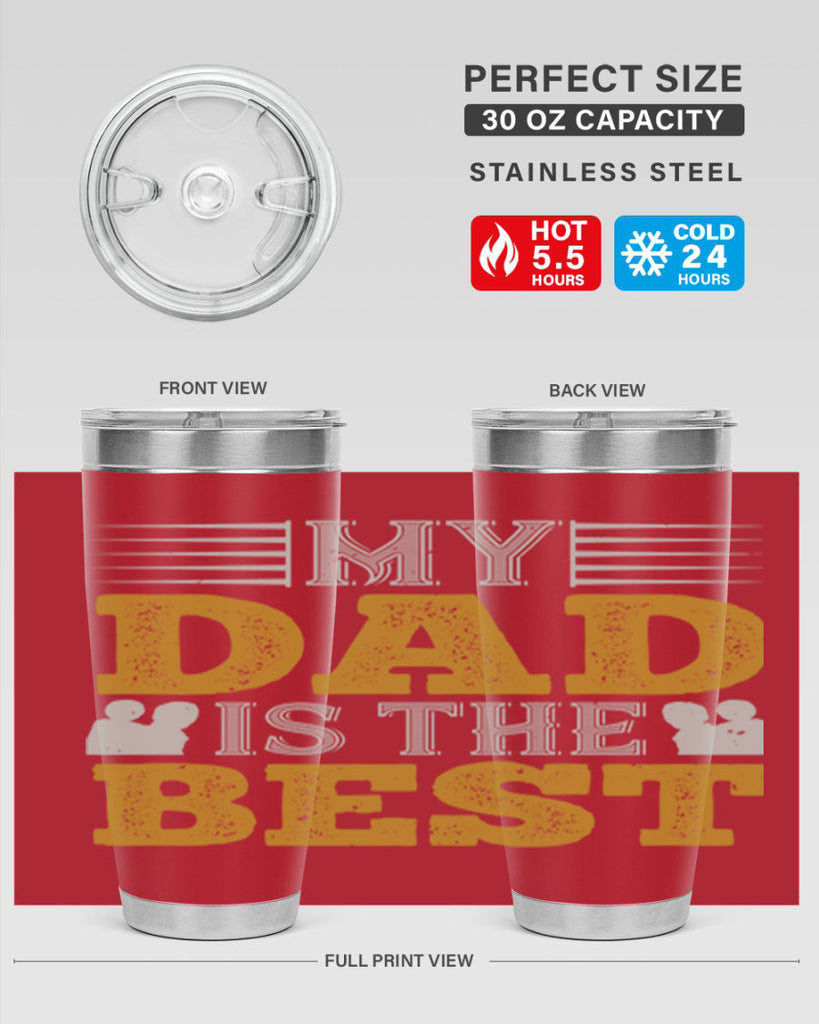 my dad is the best 180#- fathers day- Tumbler