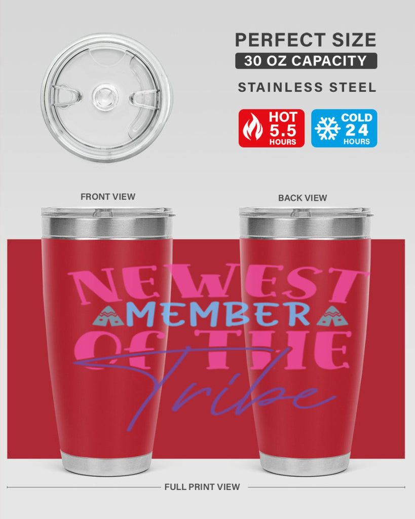 newest member of the tribe Style 211#- baby- tumbler
