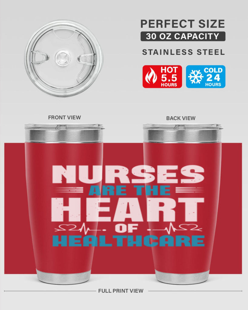nurse are are heart healthcare Style 287#- nurse- tumbler