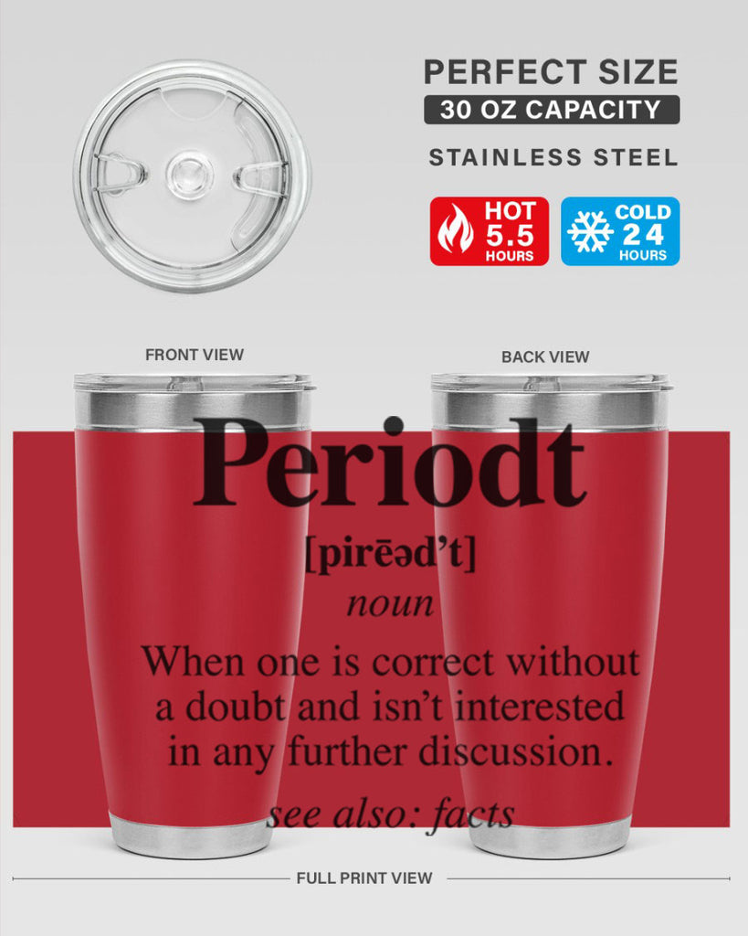 periodt definition 55#- black words phrases- Cotton Tank