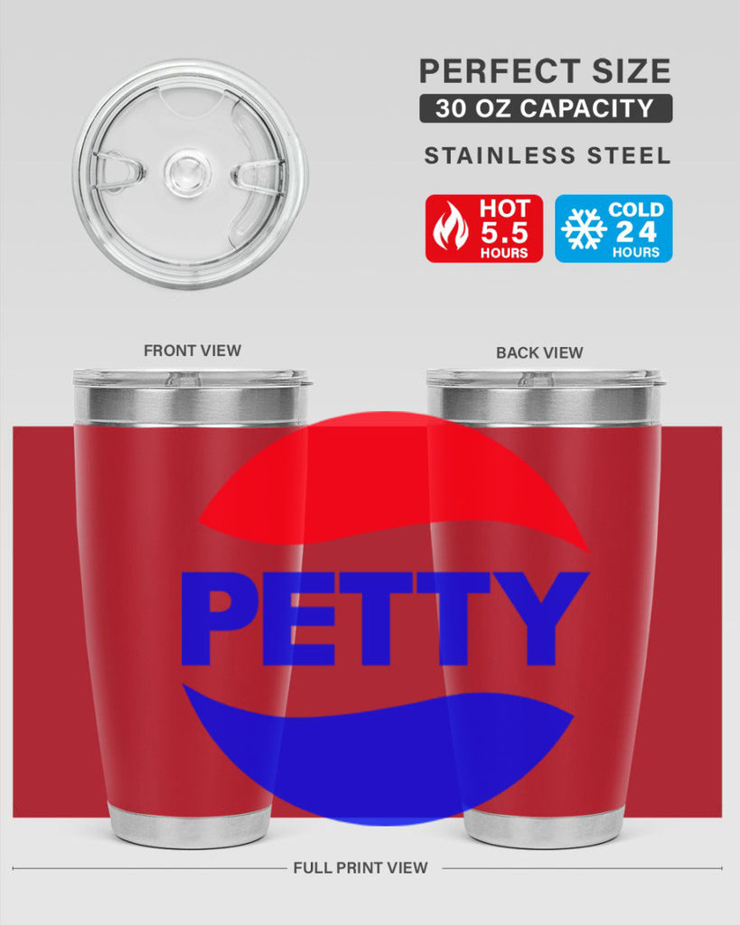 petty  pepsi 54#- black words phrases- Cotton Tank