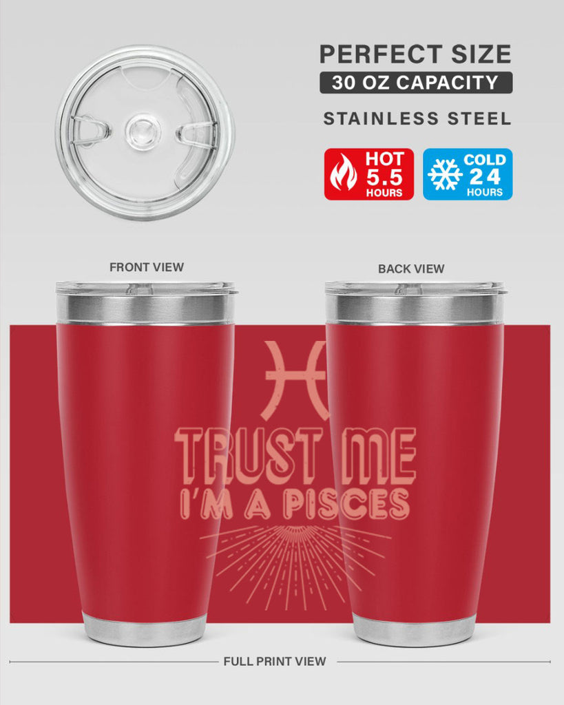 pisces 358#- zodiac- Tumbler