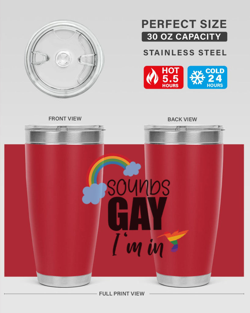 pride sound 45#- lgbt- Tumbler