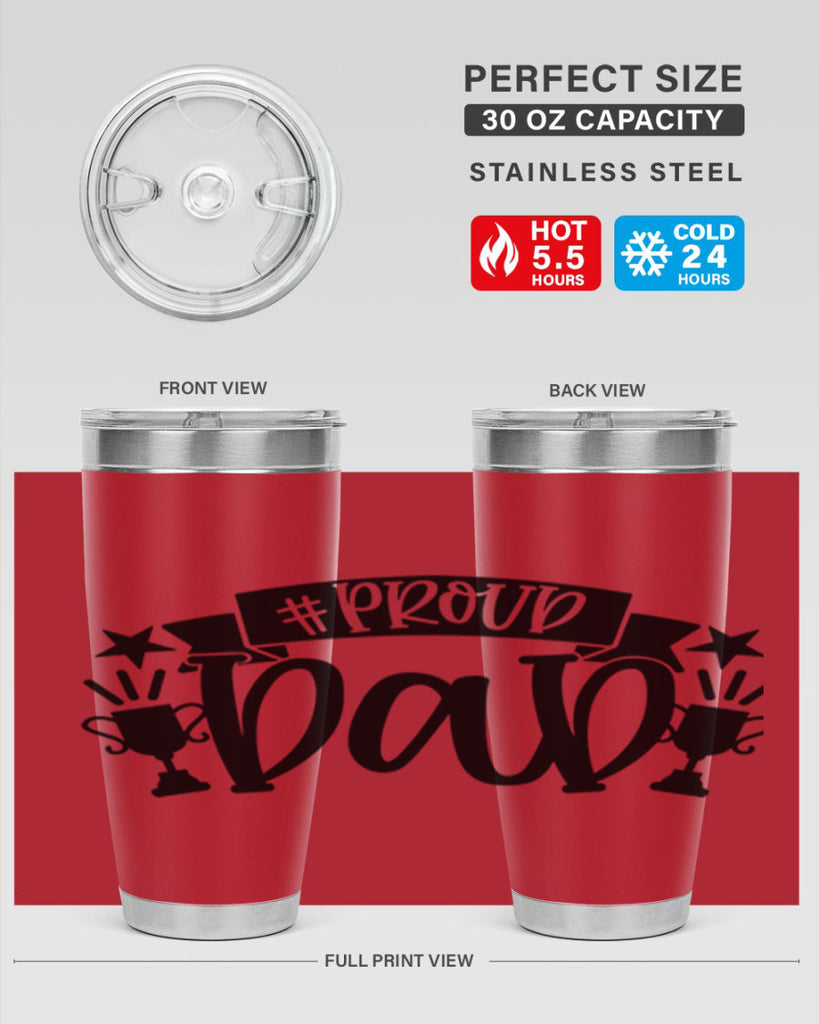 proud dad 75#- fathers day- Tumbler