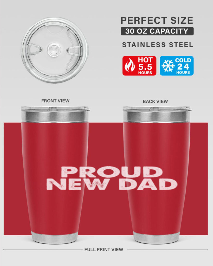 proud new dad 69#- dad- Tumbler