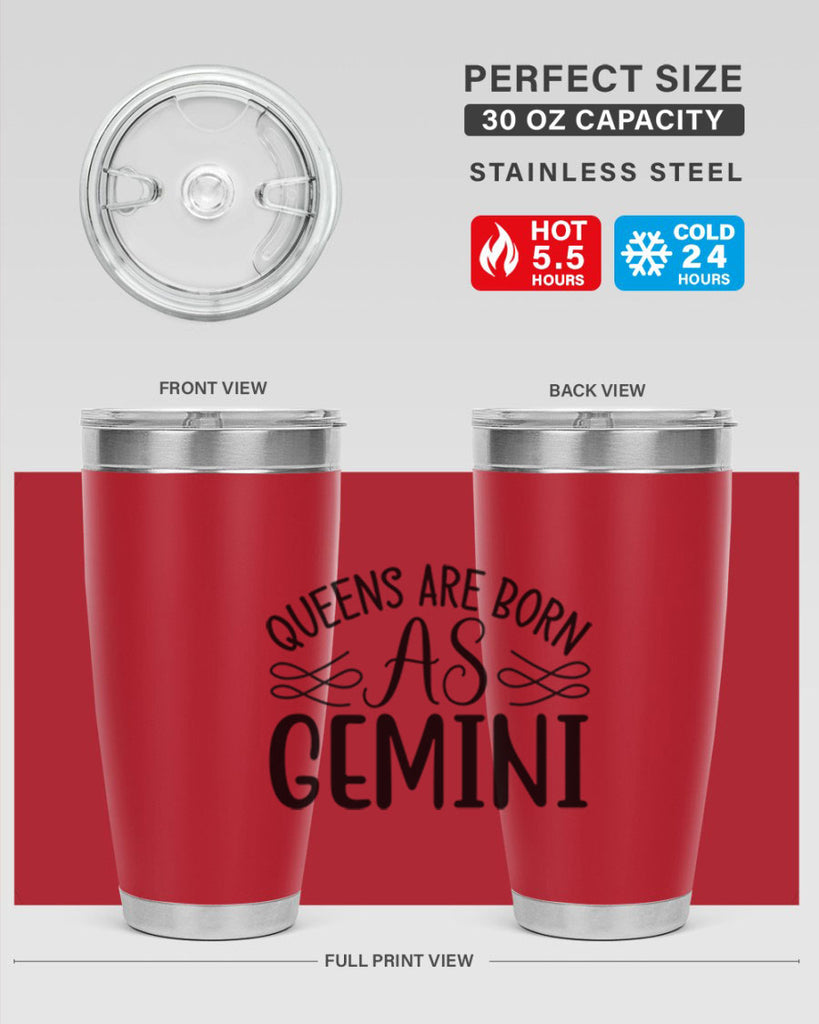 queens are born as gemini 392#- zodiac- Tumbler