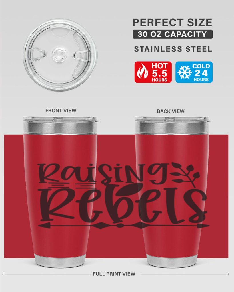 raising rebels 369#- mom- Tumbler