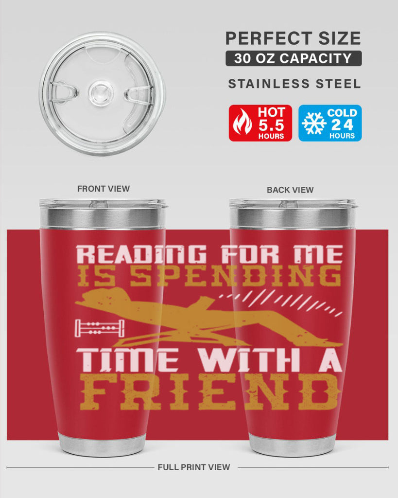 reading for me is spending time with a friend 19#- reading- Tumbler