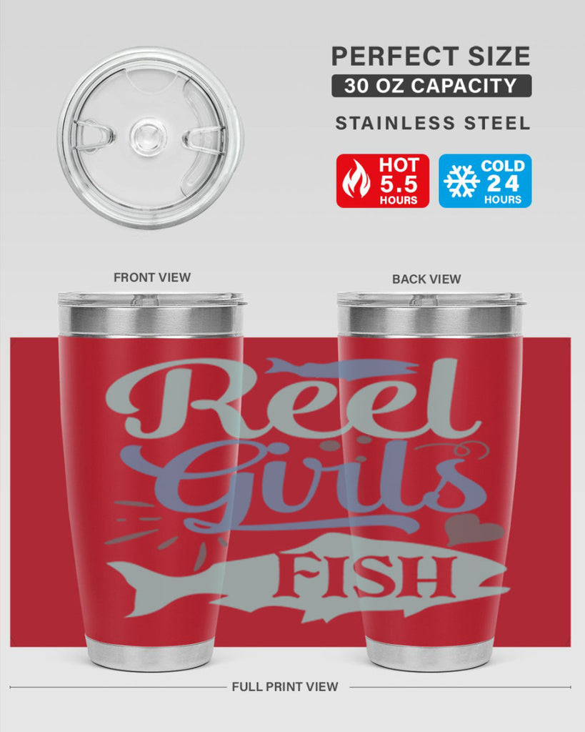 reel girls fish 198#- fishing- Tumbler