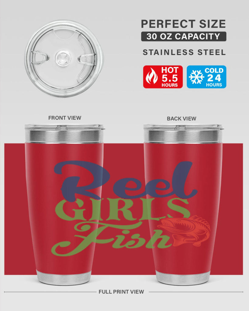 reel girls fish 199#- fishing- Tumbler